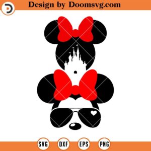 Cool Minnie Mouse SVG, Couple Disney SVG Files For Cricut