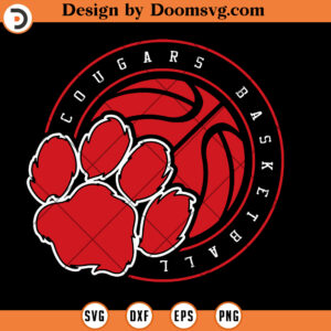 Cougars Basketball SVG, Basketball SVG