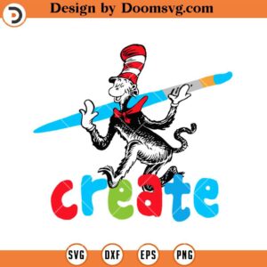 Create Artist Dr Seuss SVG, Art Teacher SVG