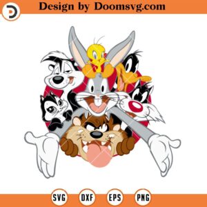 Cross Stitch Looney Tunes SVG, Cartoon SVG