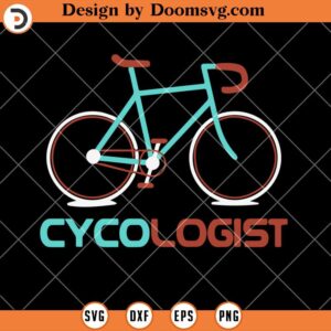 Cycologist SVG, Cycling SVG, Bicycle SVG V2