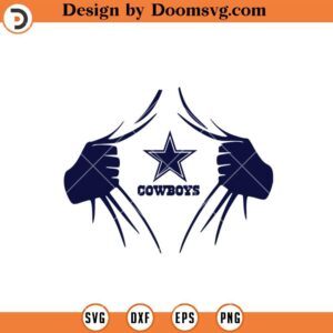 Dallas Cowboys Superhero SVG V2, Dallas Cowboys SVG, NFL Football Team SVG