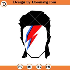 David Bowie SVG, David Robert Jones Face SVG, Singer SVG