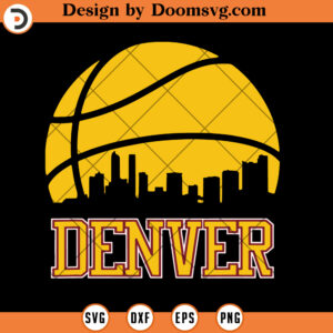 Denver Basketball Fan City SVG, Denver Sport SVG