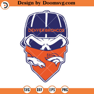 Denver Broncos SVG, Denver Broncos Skull SVG, NFL Football Team SVG