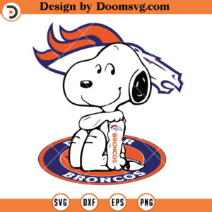 Denver Broncos Snoopy SVG, Denver Broncos Snoopy SVG, NFL Football Team SVG Files For Cricut