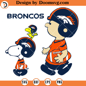 Denver Broncos SVG, Denver Broncos Snoopy SVG, NFL svg, NFL Football Team SVG Files For Cricut