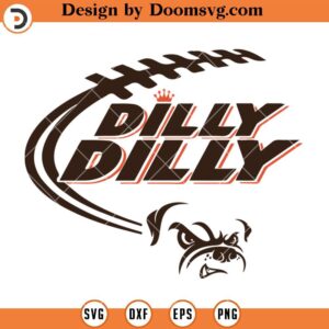 Dilly Dilly Browns SVG, Cleveland Browns Logo SVG, NFL FootballTeam Sport SVG