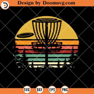 Disc Golf Vintage SVG, Golfer SVG, Discgolf SVG