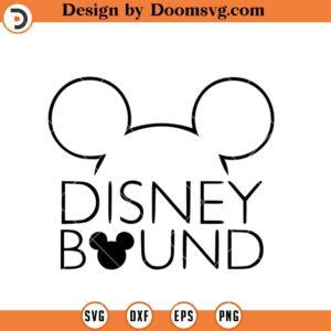 Disney Bound SVG, Mickey Outline SVG