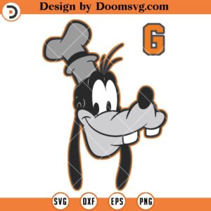 Disney Goofy Portrait Premium SVG, Cartoon SVG Files For Cricut