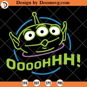 Disney Pixar Toy Story Alien SVG, Cartoon SVG Files For Cricut