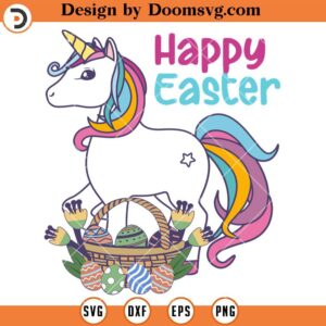 Easter Unicorn SVG, Funny Easter Shirts SVG
