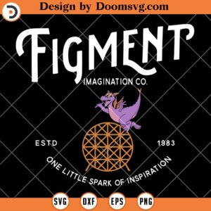 Epcot Figment SVG, Disney Figment Disney World SVG