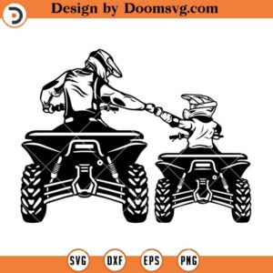 Father and Son ATV SVG, Father And Son SVG