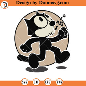 Felix The Cat SVG, Felix The Cat Music Cartoon SVG - Doomsvg