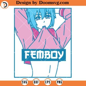 Femboy Aesthetic Gay Yaoi Anime Boy LGBT SVG, Anime SVG