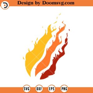 Fire Dungeons And Dragons SVG, DND Silhouette SVG, Fire SVG