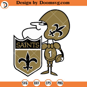 New Orleans Saints SVG, Football Helmet SVG, Saints NFL Football Team SVG