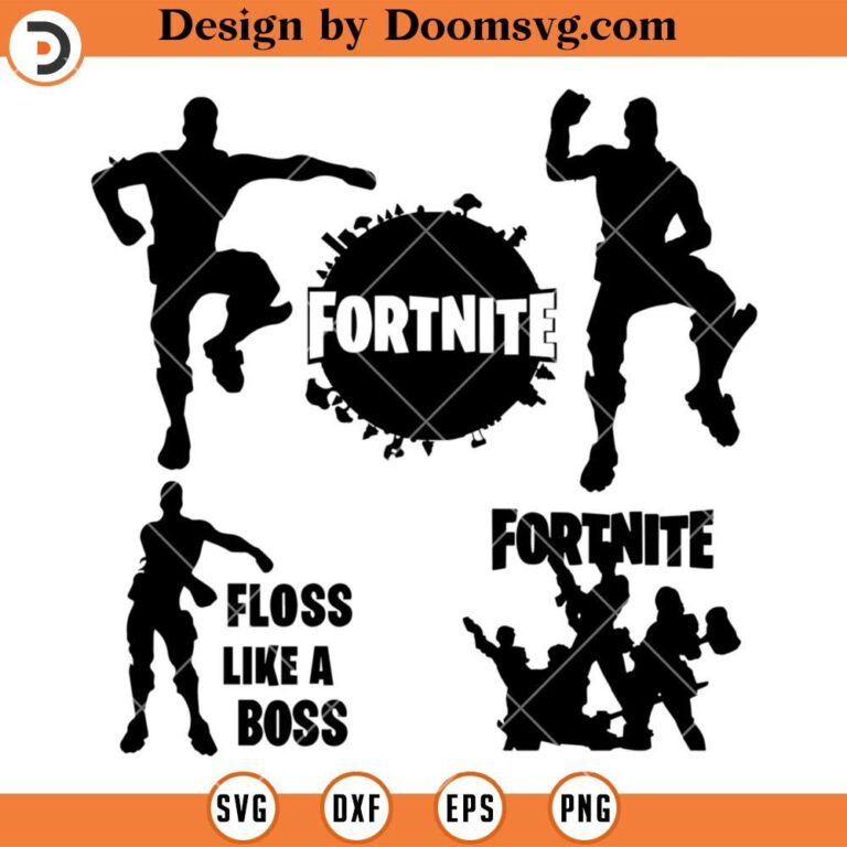 Fortnite Floss SVG, Fortnite Dance SVG, Fortnite SVG Bundle - Doomsvg