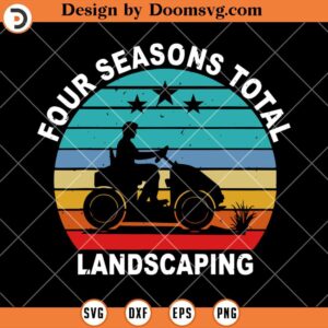 Four Seasons Total Landscaping SVG, Farmer SVG