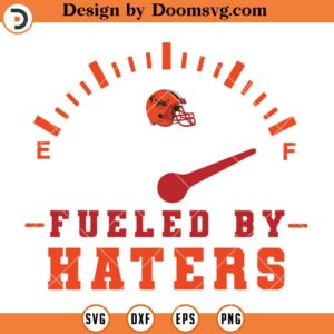 Fueled By Haters Cleveland Browns SVG, Cleveland Browns SVG, NFL Football Logo Team Sport SVG