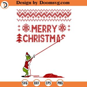 Funny Grinch Merry Christmas SVG, Grinch Christmas SVG