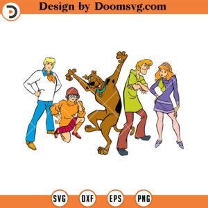 Funny Scooby Doo Characters SVG, Scrappy Doo SVG Files For Cricut