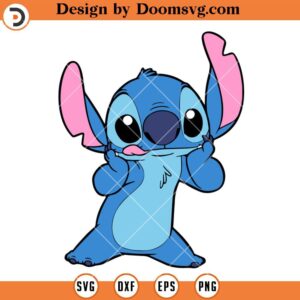 Funny Stitch SVG, Disney Cartoon SVG, Cricut Stitch SVG