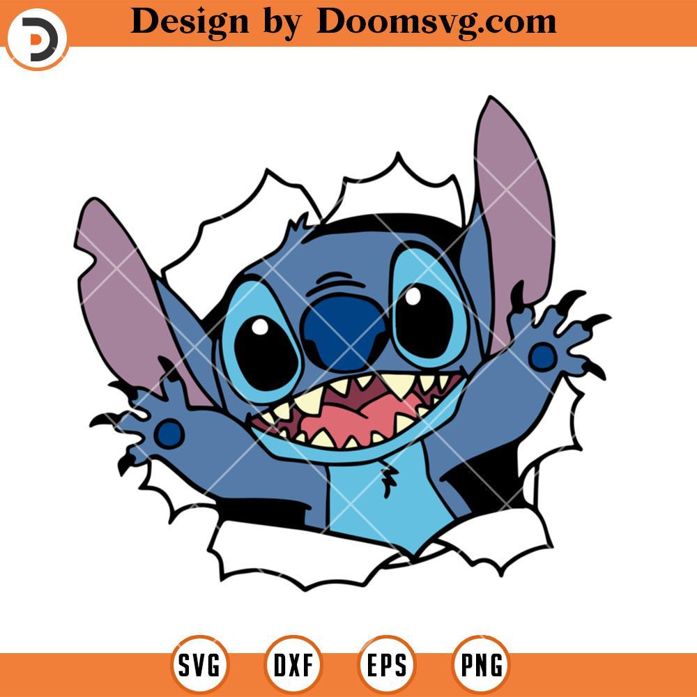 Funny Stitch SVG, Lilo And Stitch Disney SVG Files For Cricut - Doomsvg