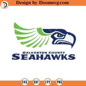 Glaveston County Seahawks SVG, Seattle Seahawks SVG, NFL Football Team SVG File