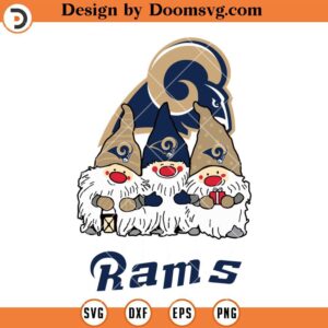 Gnomes LA Rams SVG, Los Angeles Rams SVG, NFL Football SVG