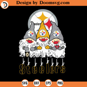 Gnomes Pittsburgh Steelers SVG, Pittsburgh Steelers SVG, Gnomes SVG, Football SVG