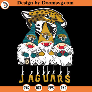 Gnomies Jacksonville Jaguars svg, NFL Football Team SVG Files For Cricut