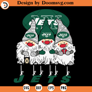 Gnomies New York Jets SVG, NFL Football Team SVG Files For Cricut