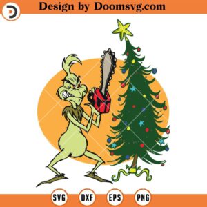 Grinch Stole Christmas Tree SVG, Funny Grinch Christmas 2023 SVG