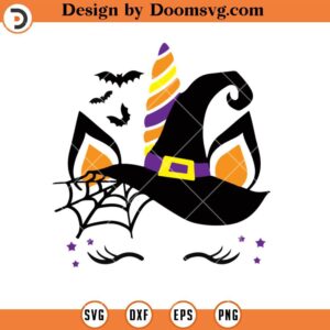 Halloween Unicorn SVG, Unicorn SVG