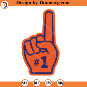 Denver Broncos SVG, Hand No1 Denver Broncos SVG, NFL Football Team SVG