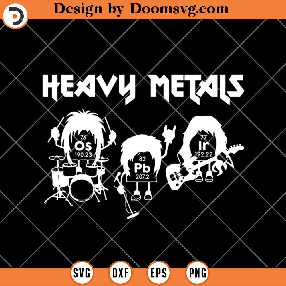 Heavy Metal Science SVG, Chemistry Music Heavy Metal SVG - Doomsvg