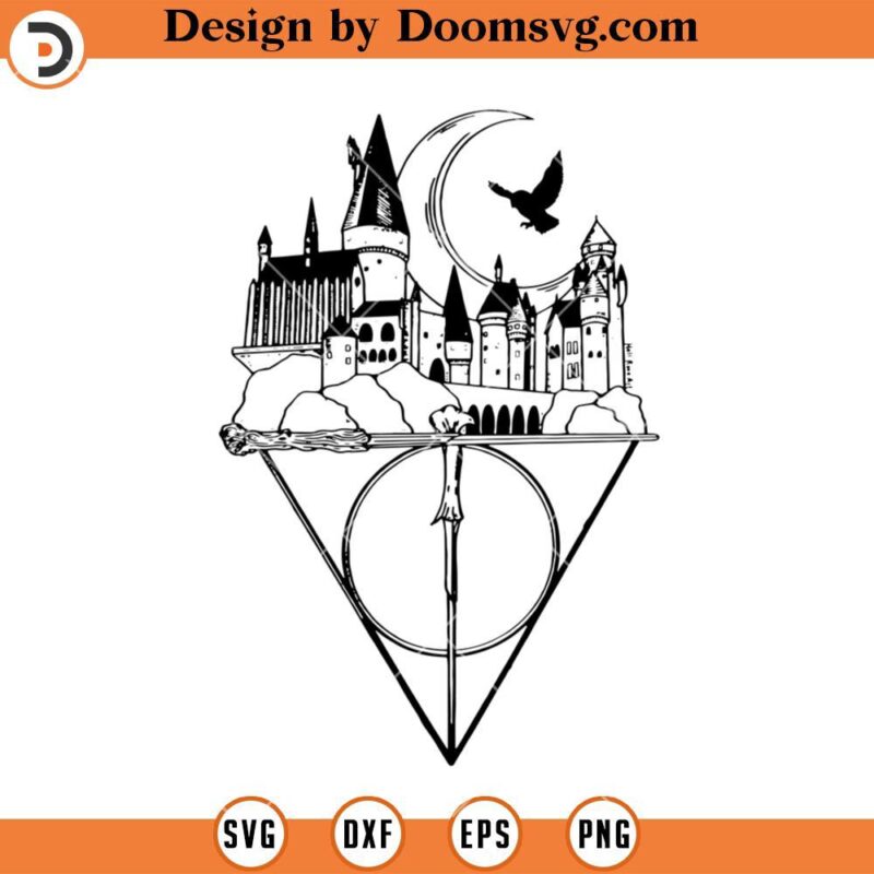 Harry Potter SVG, Hogwarts Castle SVG, Hogwarts SVG - Doomsvg
