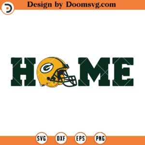 Home Packers SVG, Green Bay Packers SVG, NFL Football Team SVG Files For Cricut