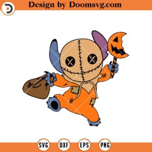 Horror Stitch SVG, Halloween Disguise SVG