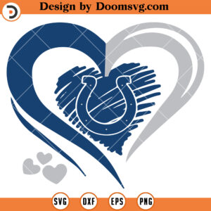 Colts SVG, Indianapolis Colts Heart SVG, NFL Football Team SVG
