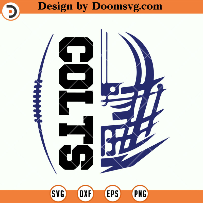 Colts SVG, Indianapolis Colts Name Logo SVG, NFL Football Team SVG ...