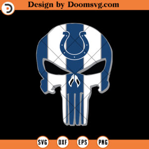 Colts SVG, Indianapolis Colts Skull Logo SVG, NFL Football Team SVG