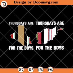 Iraq Map Flag SVG, Thursdays Are For The Boys SVG, Political SVG