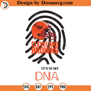 Cleveland Browns SVG, It's In My DNA Browns SVG, NFL Football SVG