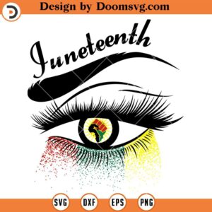 Juneteenth Bright Eye African American SVG, Juneteenth Shirt SVG