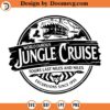 Jungle Cruise SVG, Disney Jungle Vacation WDW Boat SVG