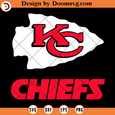 KC Chiefs Logo SVG, Kansas City Chiefs Logo SVG, NFL Football SVG - Doomsvg